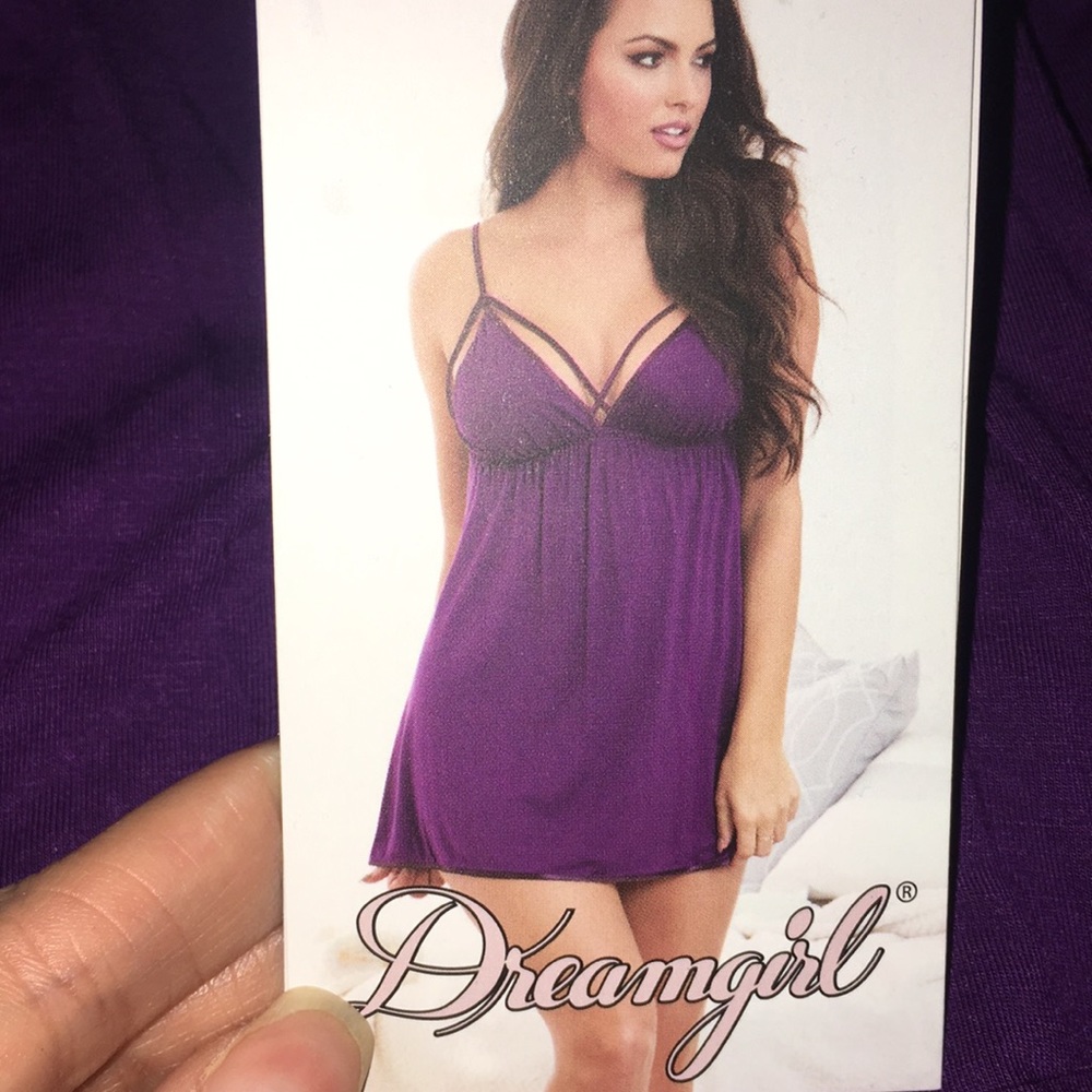 Dreamgirl plum lingerie